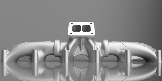 24VT4TS40 — 6.7 Cummins 2nd Gen T4 Twin Scroll Exhaust Manifold