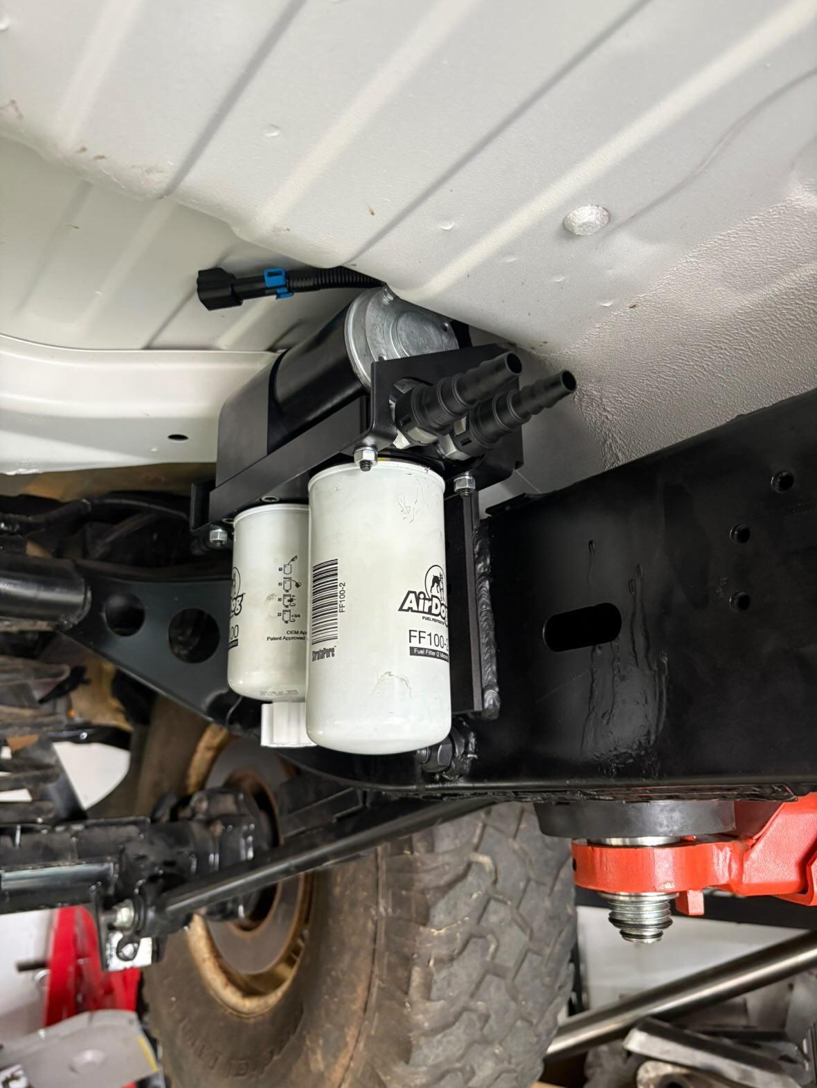 PureFlow AirDog II-5G Fuel Air Separation Systems for 1994-1998 RAM 2500, 3500 - A7SABD524 Separators, II-5G, 165 gph, Pressure Regulator, Wiring Harness