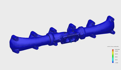 12 Valve T3 Twin Scroll Exhaust Manifold